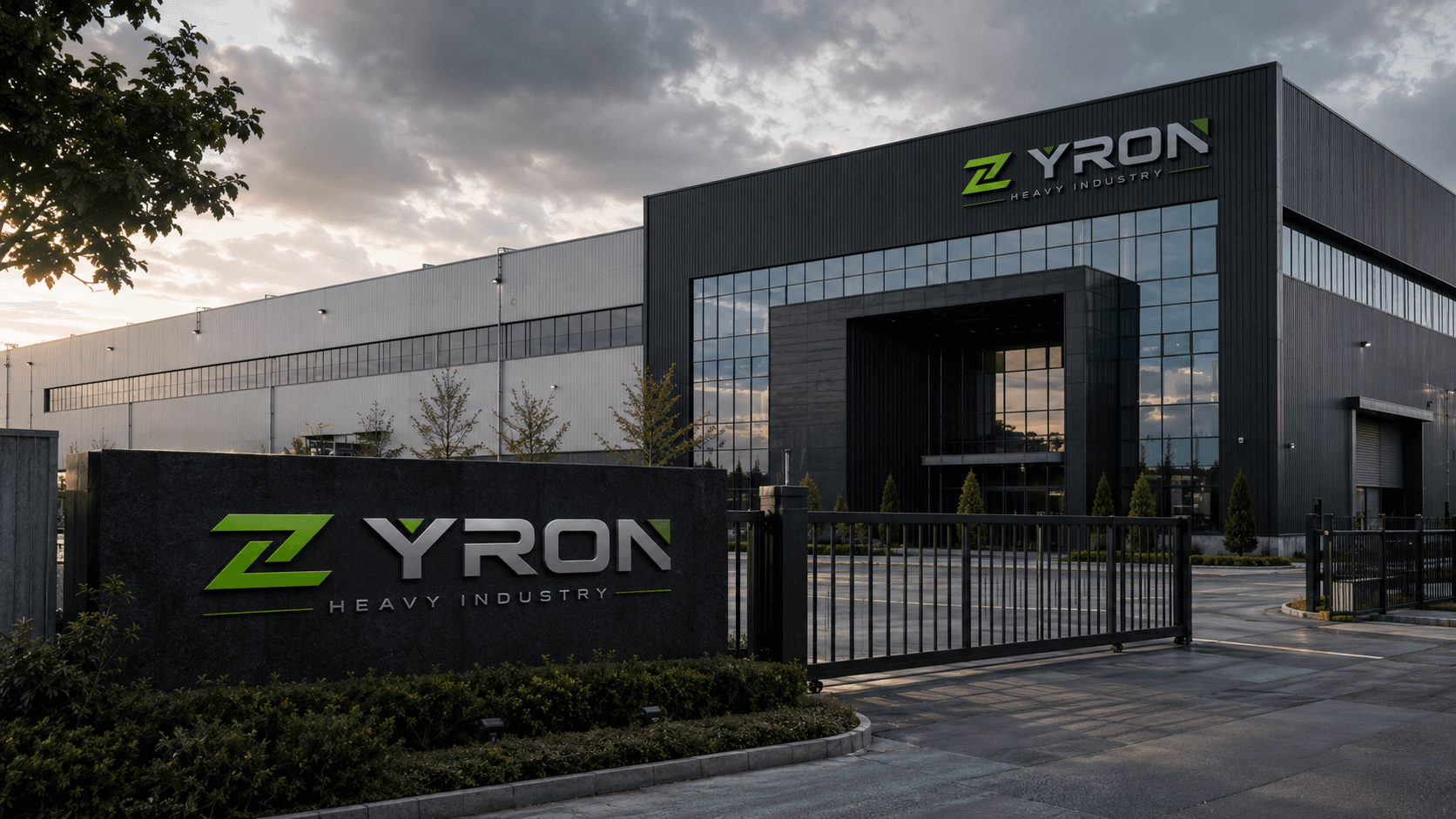 ZYRON Heavy Industry factory exterior