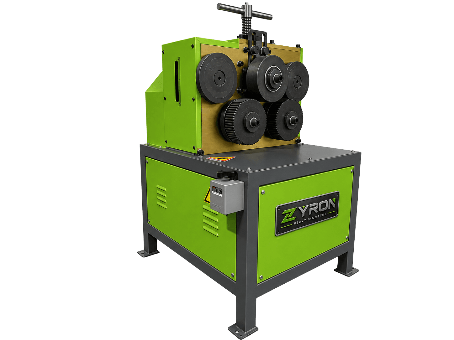 Electric Angle Iron Flange Rolling Machine for round and spiral duct forming, profiling, and connection work