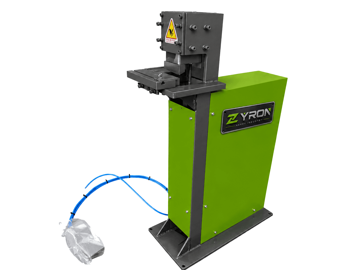 Pneumatic Notching Machine for rectangular duct preparation, forming, joining, and assembly