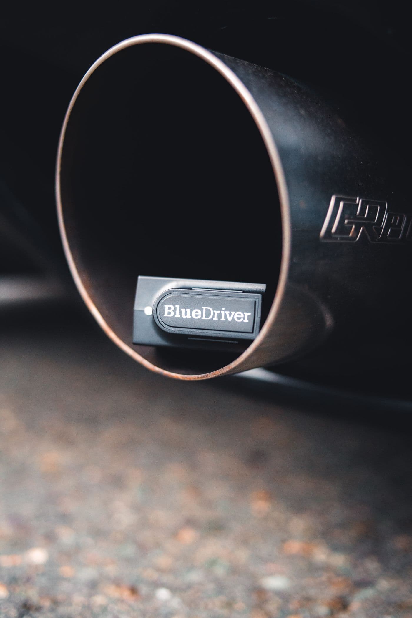 Real round metal exhaust pipe