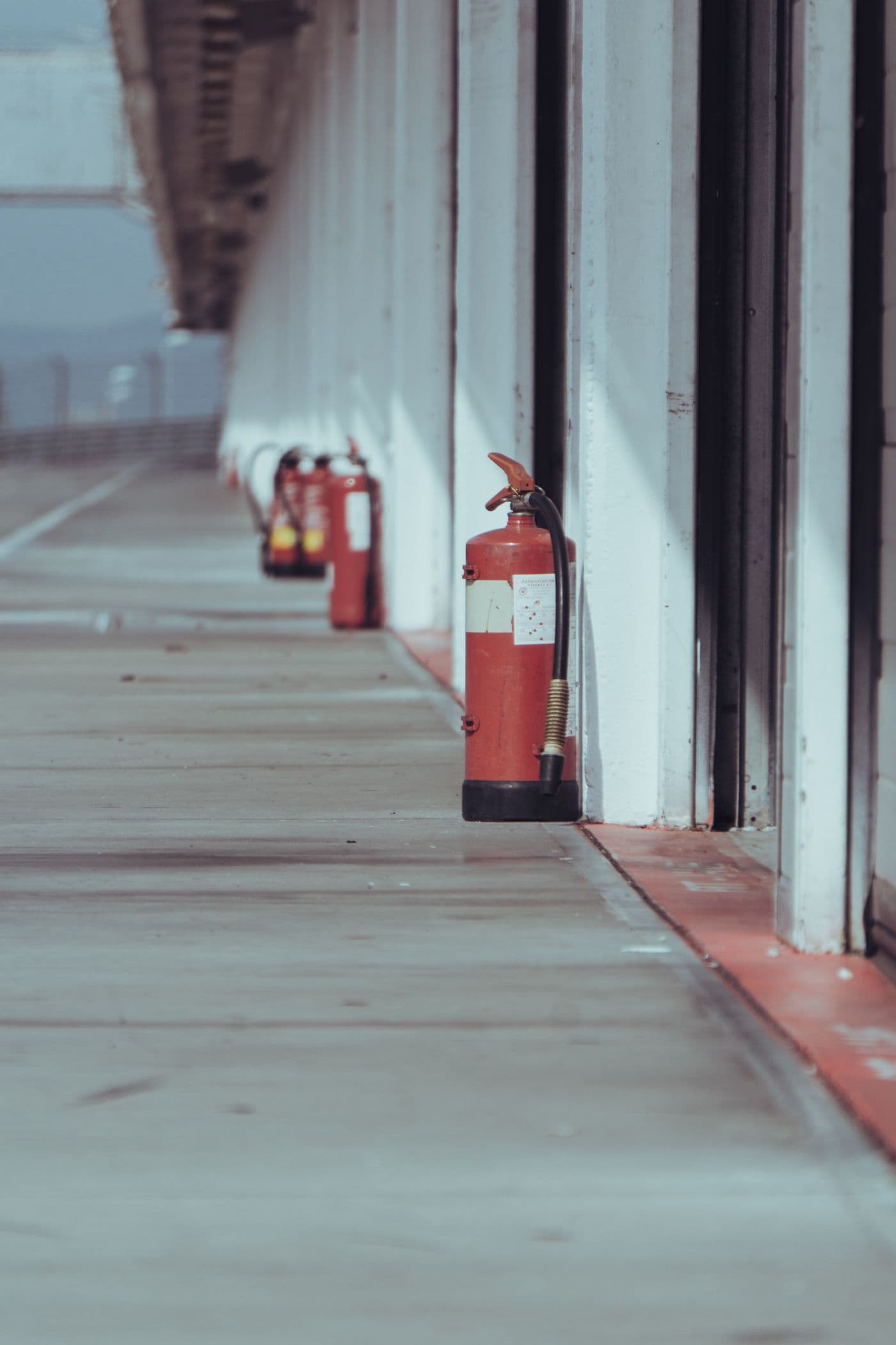 Real cylindrical fire extinguisher bodies