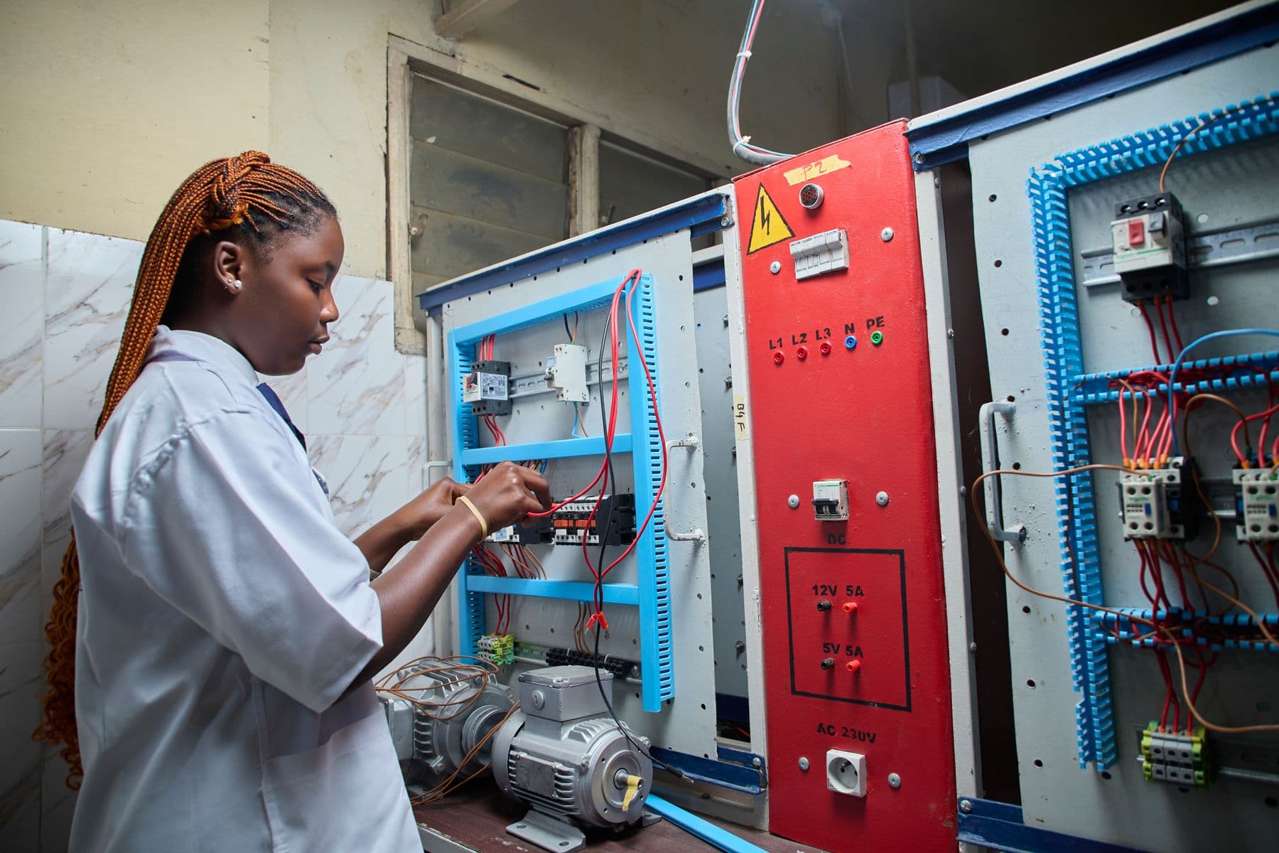 Real electrical cabinet and enclosure production environment