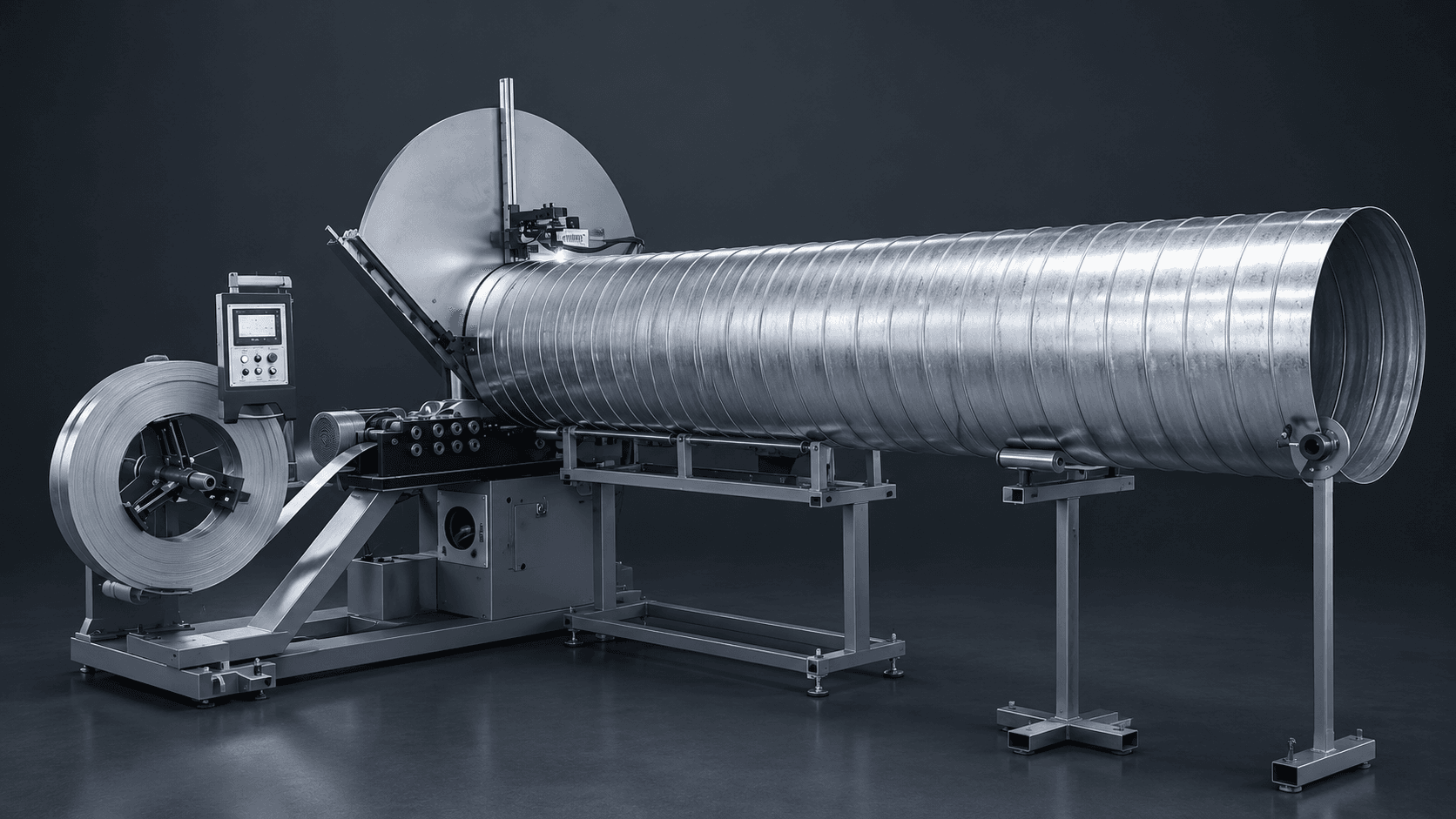 Round Duct Production Machine Series production process