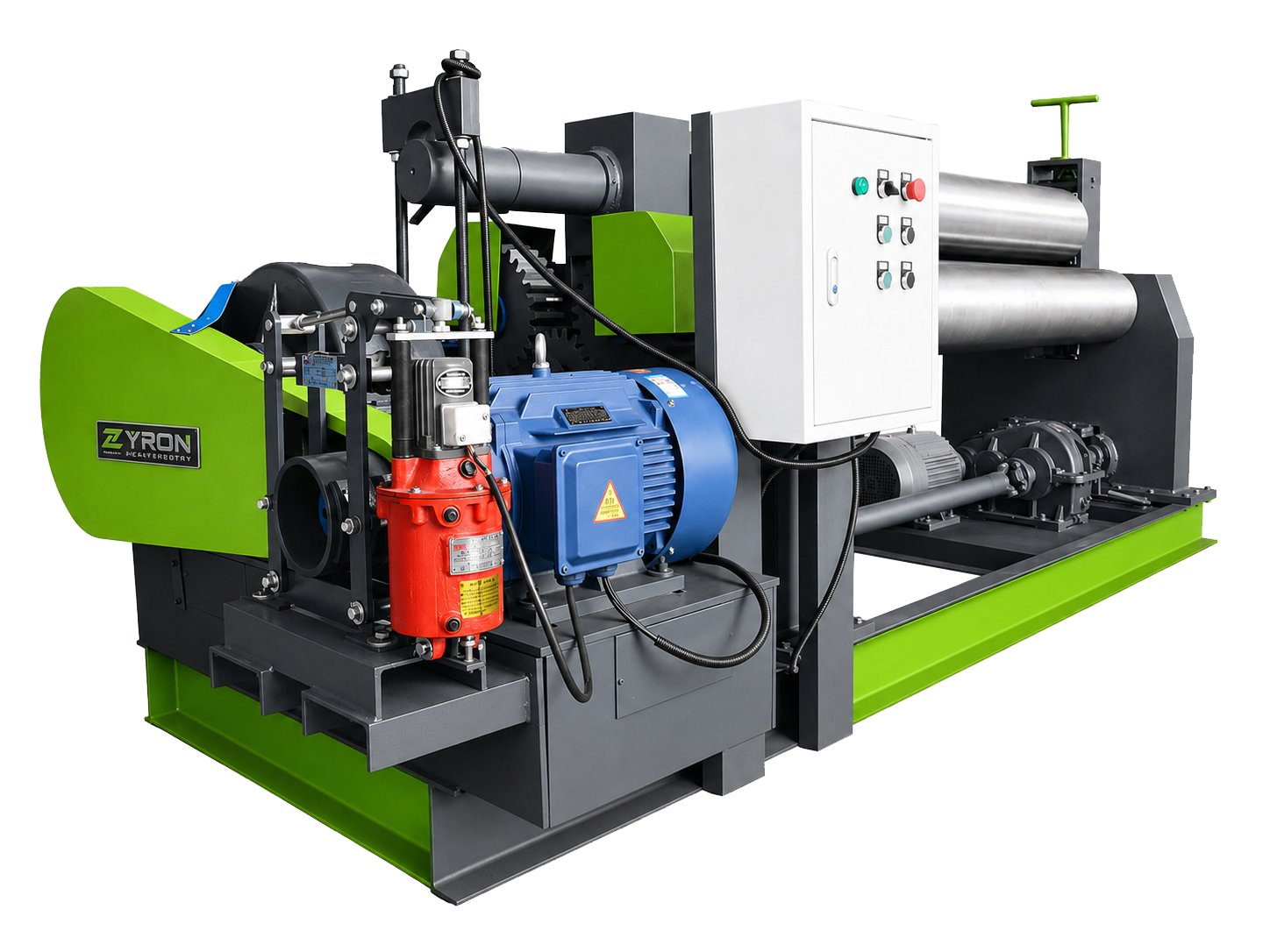 Fully automatic three-roll plate rolling machine for CNC cylinder and cone rolling
